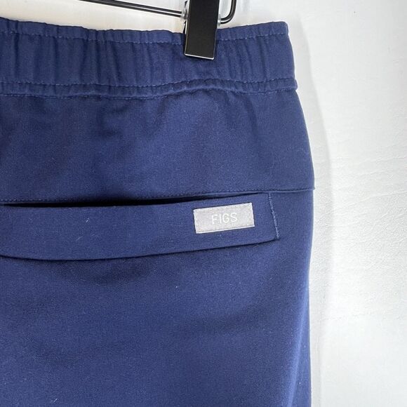 Figs Scrub Pants Joggers Unisex Sz XS/S Blue Elastic Waist - Picture 6 of 10